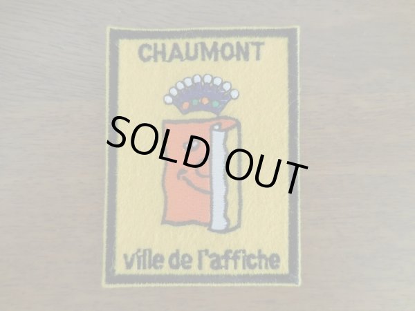 画像1: 【CHAUMONT ville de l'affiche ワッペン 】レア サヴィニャック サビニャック Savignac ヴィンテージ　ビンテージ　　 (1)