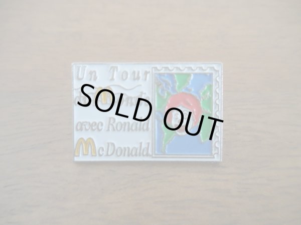 画像1: 【McDonald's Un Tour du Monde avec Ronald】ピンバッジ ピンバッチ PINS マクドナルド　ドナルド (1)