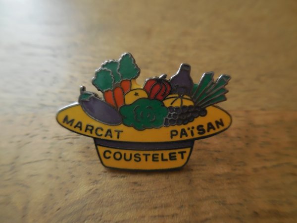 画像1: 【MARCAT PAYSAN COUSTELET】ピンズ ピンバッジ ピンバッチ PINS フルーツ 野菜 (1)