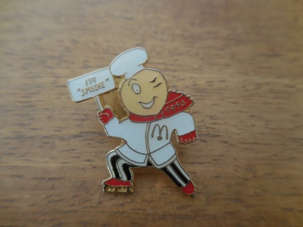 画像1: 【McDonald's I'M SPEEDEE】カナダ ピンバッジ ピンバッチ PINS マクドナルド　スピーディー (1)