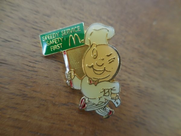 画像1: 【McDonald's SPEEDEE SAFETY FIRST】カナダ ピンバッジ ピンバッチ PINS マクドナルド　スピーディー  (1)