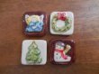 画像1: 【Pataras 2010年 4個】フェーヴ　フェーブ　feve パタラス 天使　クリスマスツリー　雪だるま　クリスマスリース (1)