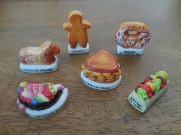 画像1: 【POULAILLON 2011年 コンプリート(6個) 】フェーヴ フェーブ feve  (1)